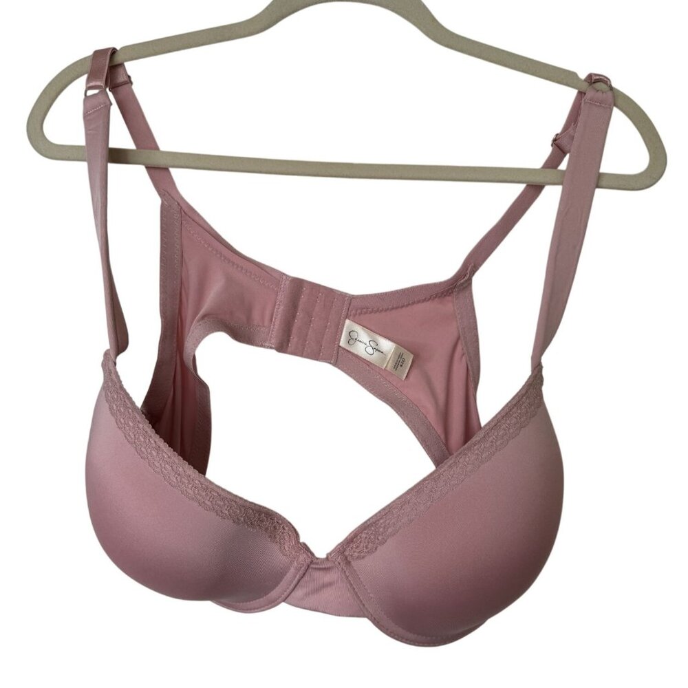 Jessica Simpson Light Pink 42D Underwire Padded Bra With Adjustable Straps
